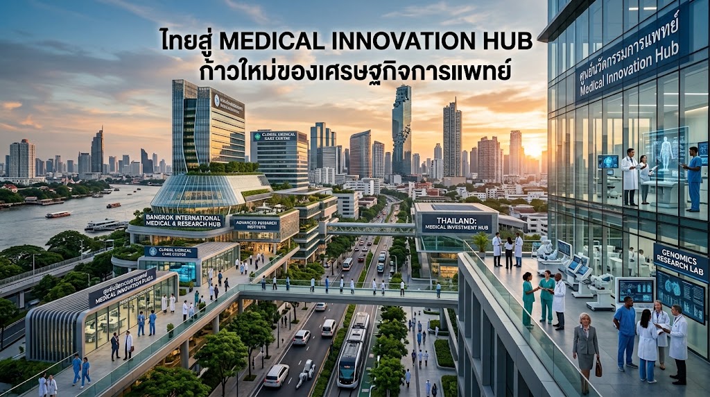 ไทยสู่ Medical Investment Hub: ก้าวใหม่ของเศรษฐกิจการแพทย์